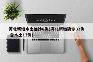 河北新增本土确诊8例(河北新增确诊33例 含本土13例)