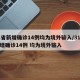 31省新增确诊14例均为境外输入/31省新增确诊14例 均为境外输入