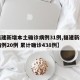 【福建新增本土确诊病例31例,福建新增本土病例20例 累计确诊438例】